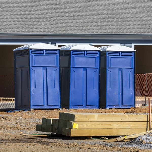 what is the maximum capacity for a single porta potty in Snelling